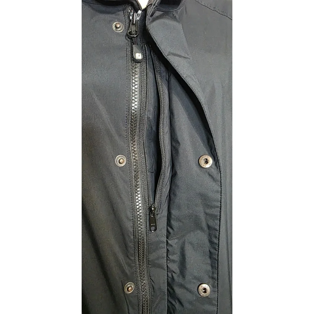 FootJoy Titleist Mens Golf Rain Jacket Convertible Sleeves Dryjoy Windbreaker M